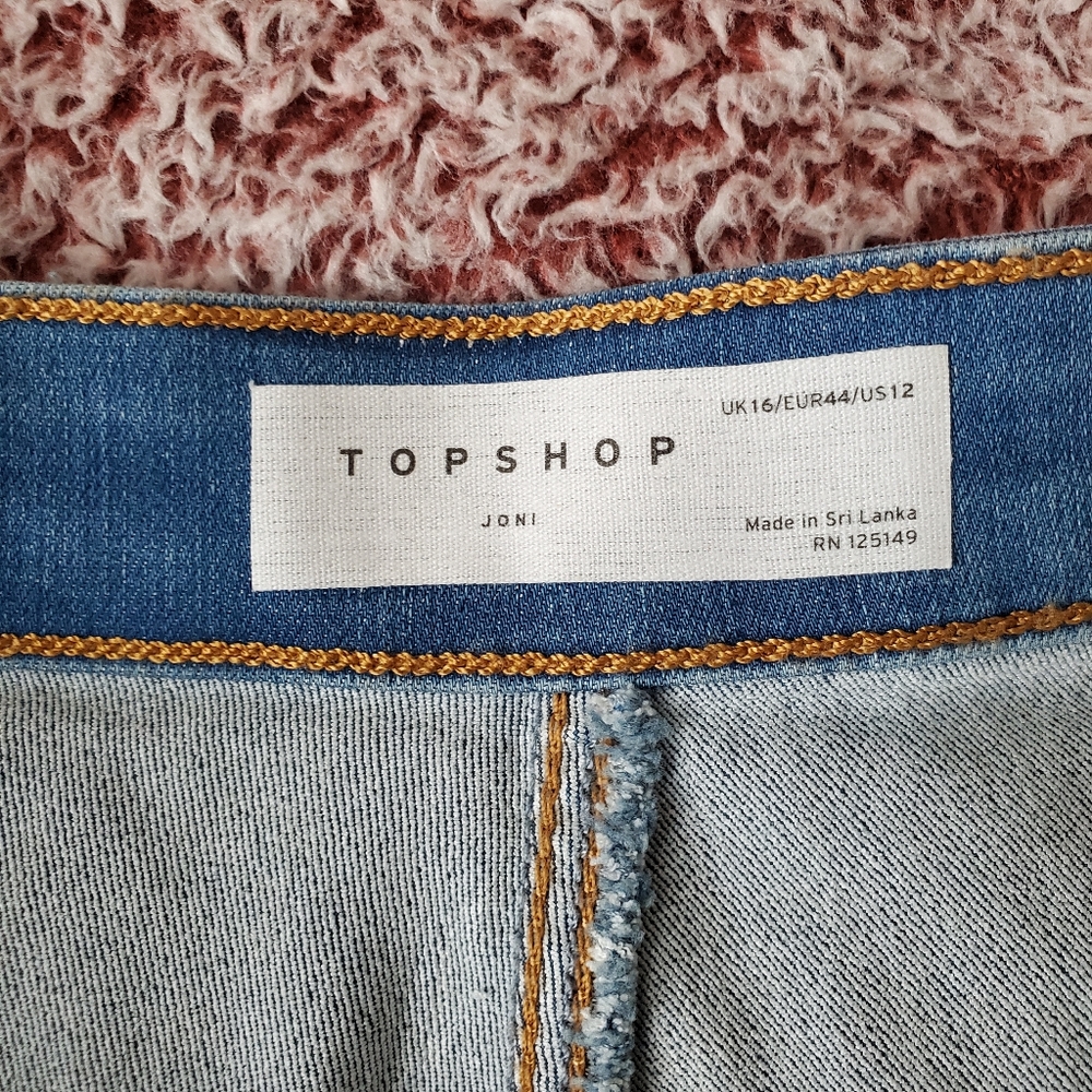 Topshop Joni Super High Waisted Shorts - Picture 6 of 9